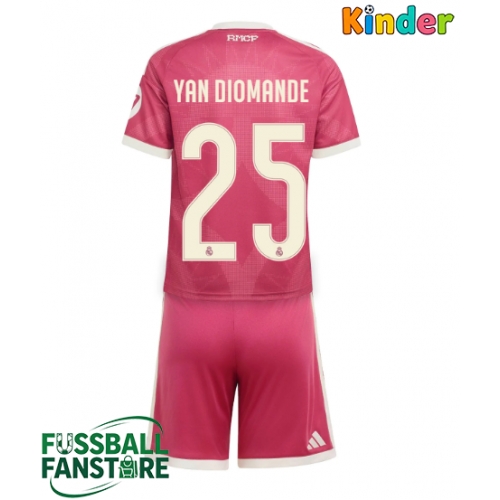 Real Madrid Yan Diomande #25 Replik 3rd trikot Kinder 2026-27 Kurzarm (+ Kurze Hosen)